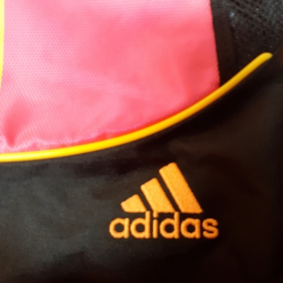 Adidas Alliance II Sackpack Drawstring Bag Black/Pink/Orange - Picture 4 of 6